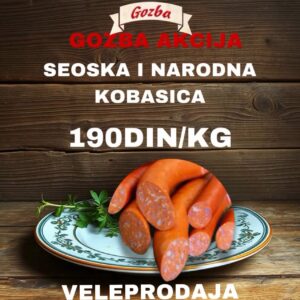Seoska i narodna kobasica veleprodaja